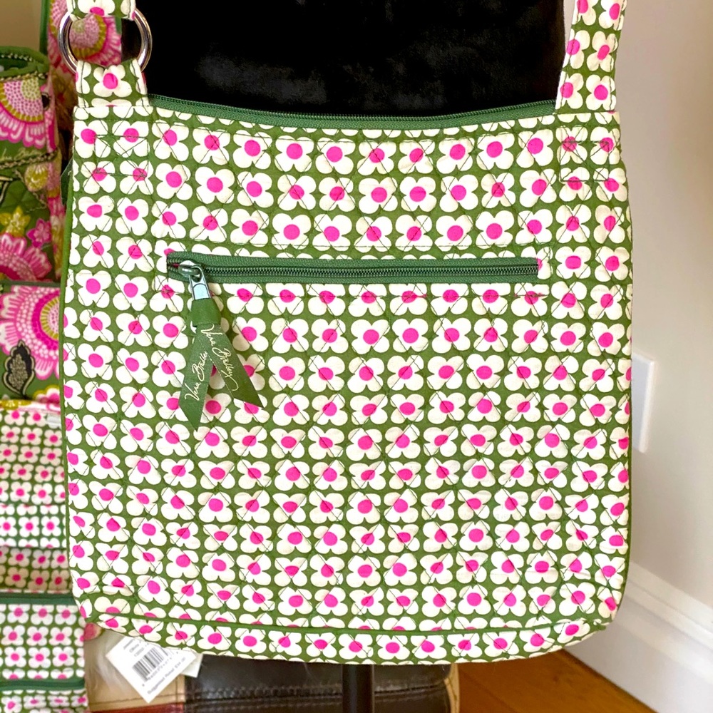 New Olivia Pink Vera Bradley Hipster Crossbody